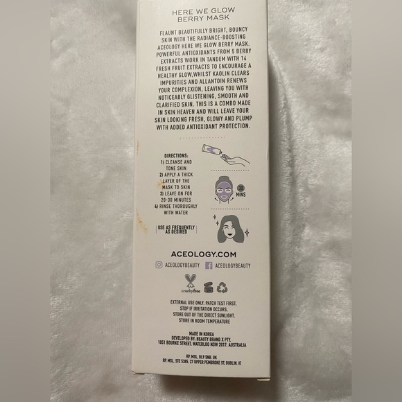 Aceology Here We Glow Berry Mask - Picture 8 of 8